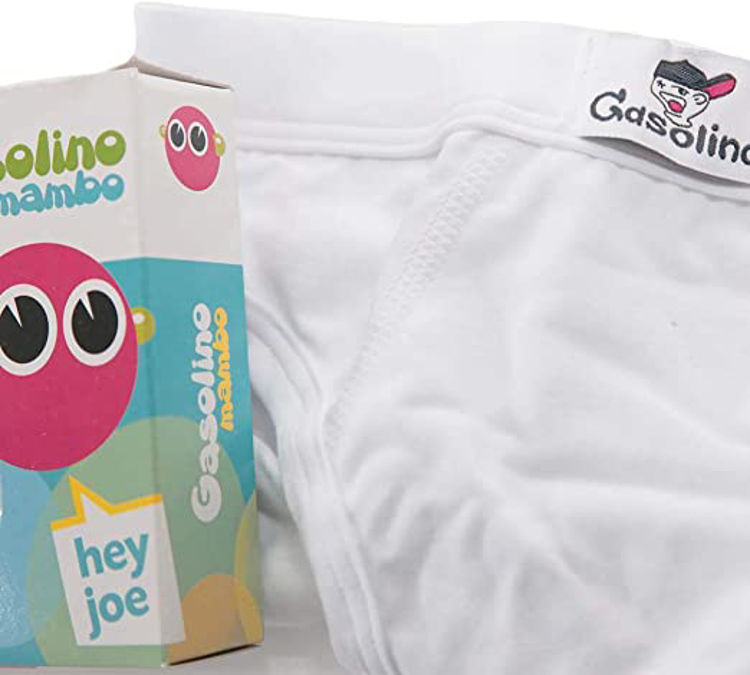 Picture of GASOLINO- CHILD BRIEF / PANTIES IN WHITE COLOUR -COTTON